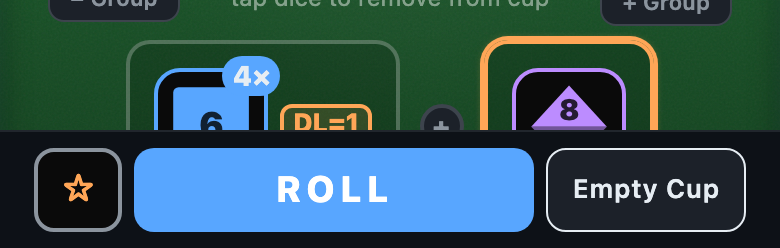 Multi-group dice formula